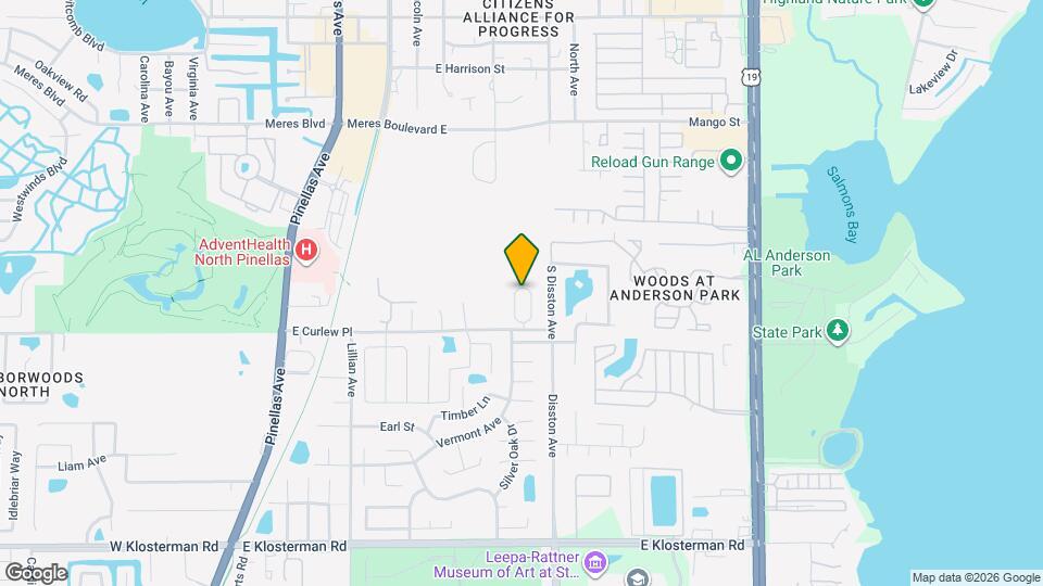 536 E Curlew Pl Map and Location Details