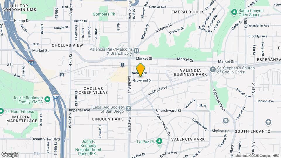 5170-5178 Groveland Dr Map and Location Details