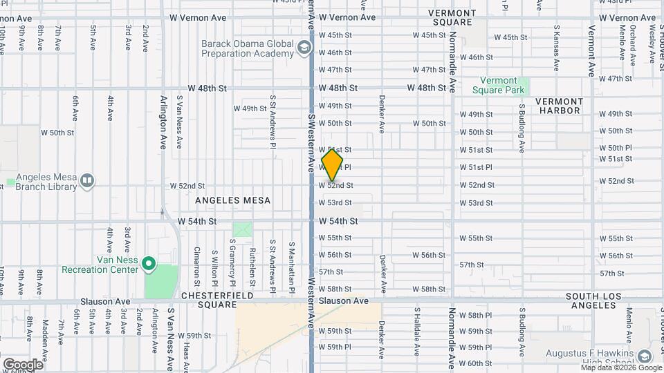 1728 W 52nd St Map and Location Details