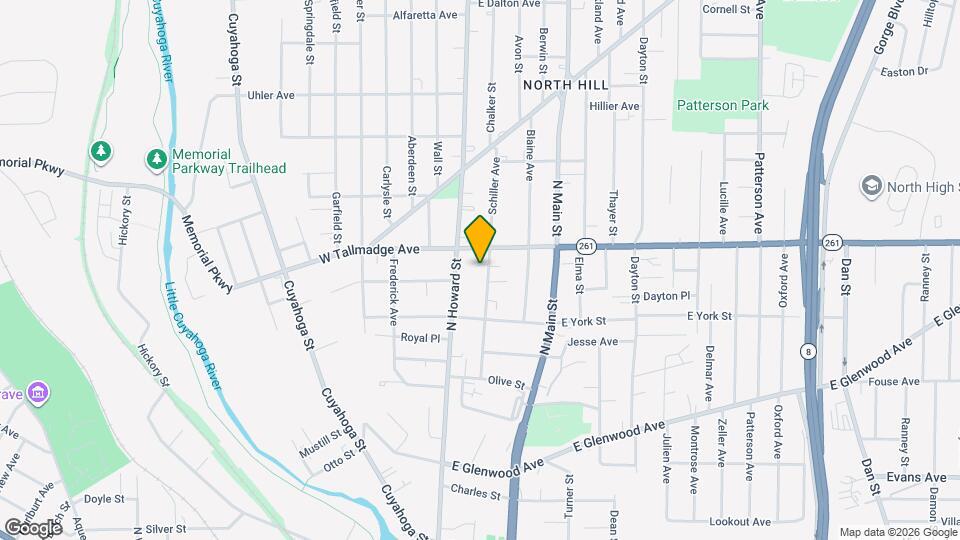 590 Schiller Ave, Unit #2 Map and Location Details