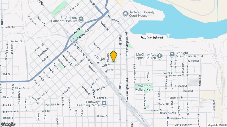 610 Craig St Map and Location Details