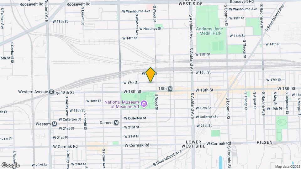 1819 W 17th St Map and Location Details