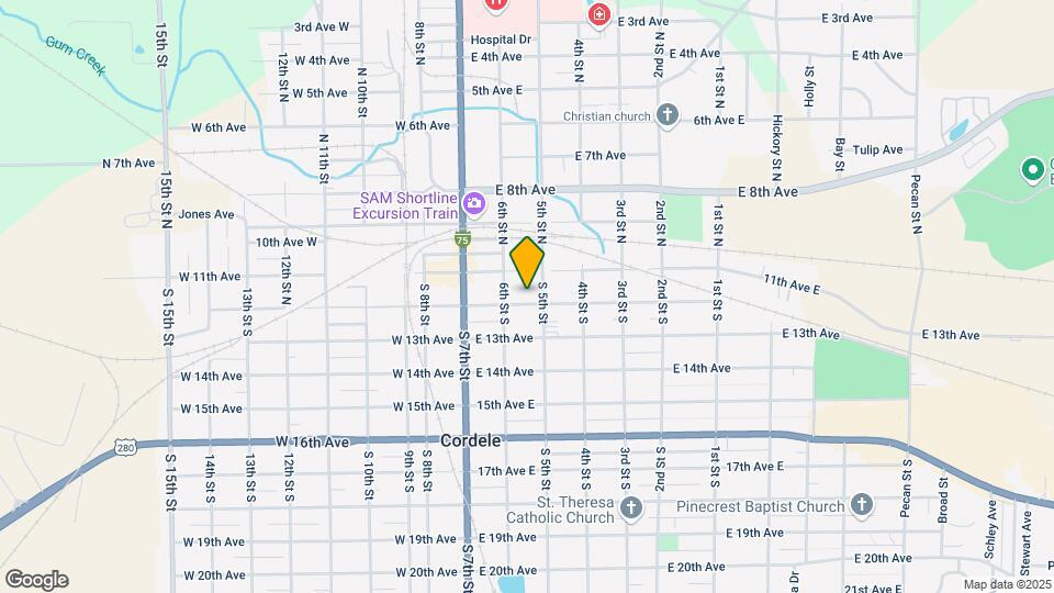 209 E 12th Ave Map and Location Details