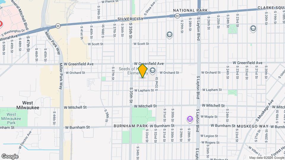 3322 W Branting Ln, Unit Lowerr Unit Map and Location Details