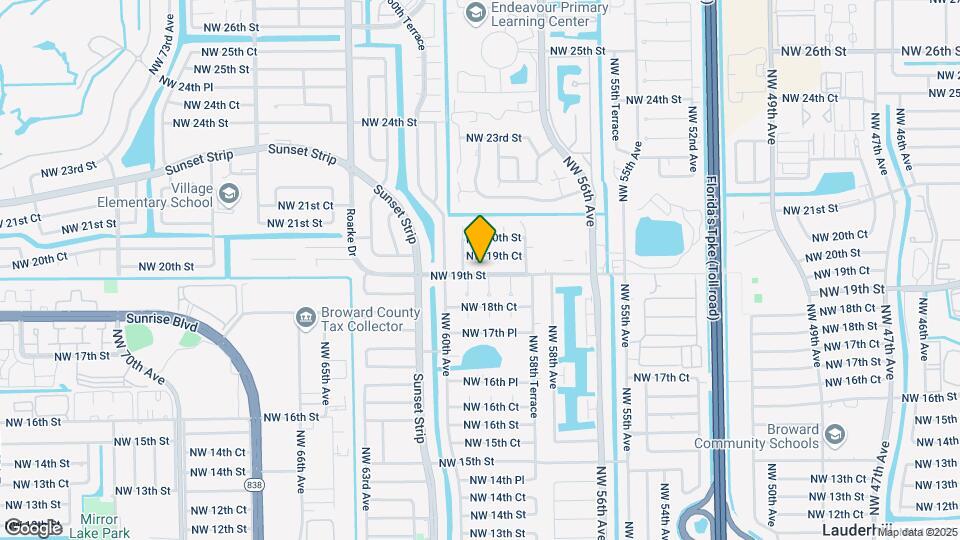 5941 NW 19th St Mapa y Detalles de la Ubicación