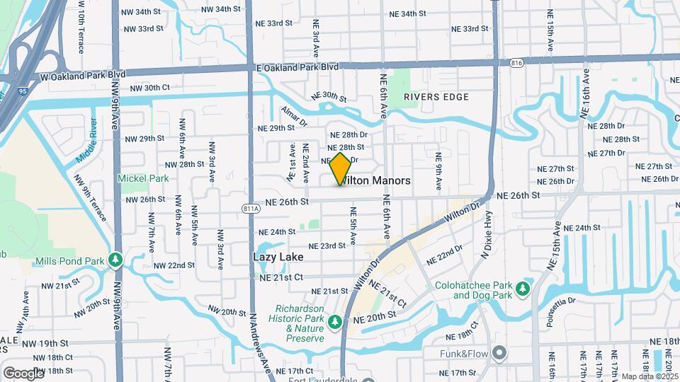 408 NE 26th Dr Map and Location Details