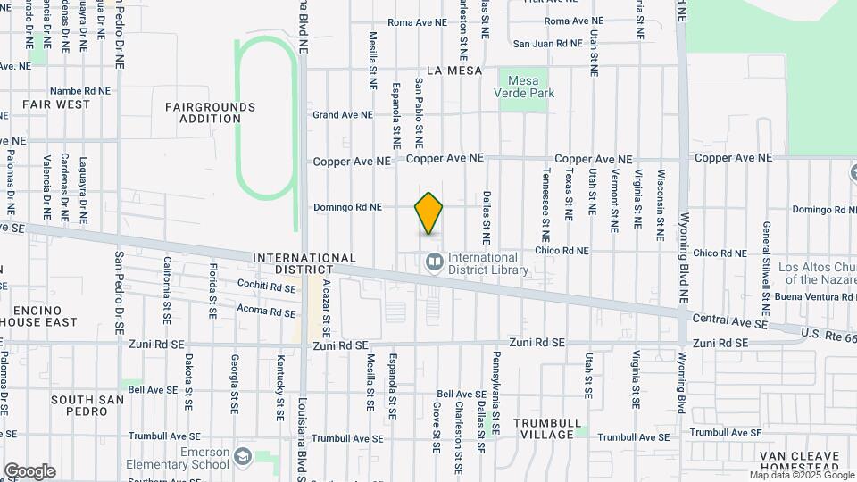208-212 San Pablo St NE Map and Location Details