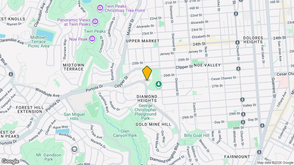 5155 Diamond Heights Blvd Mapa y Detalles de la Ubicación