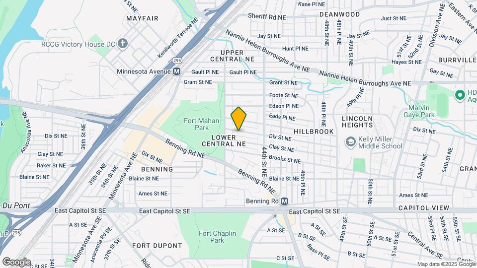 4215 Dix St NE, Unit Apt 1 Map and Location Details