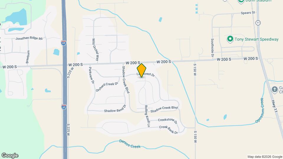 2192 Rolling Hill Ct Map and Location Details