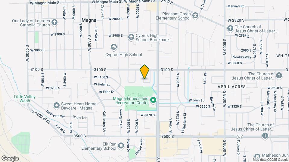 3171 S Vivian St Map and Location Details
