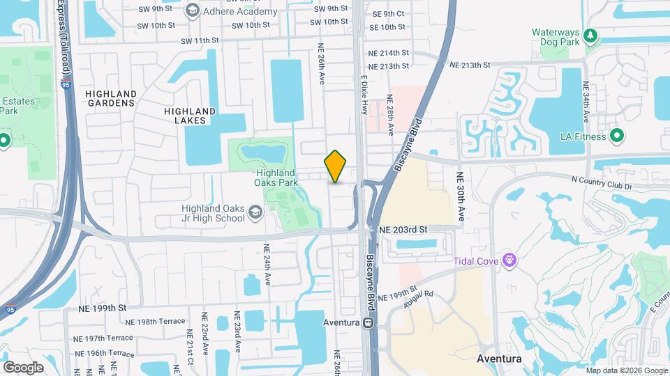 2612 NE 206th St Map and Location Details