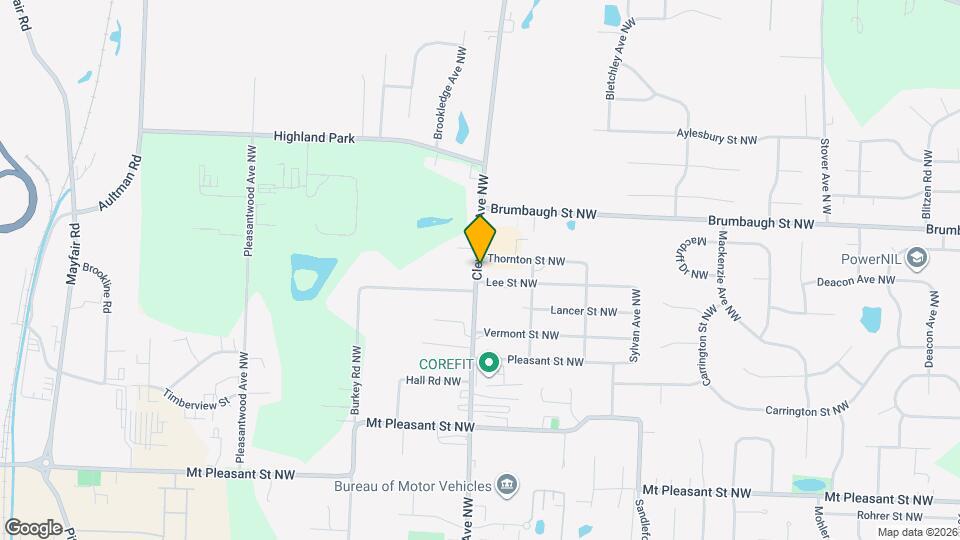 8754 Cleveland Ave NW Map and Location Details