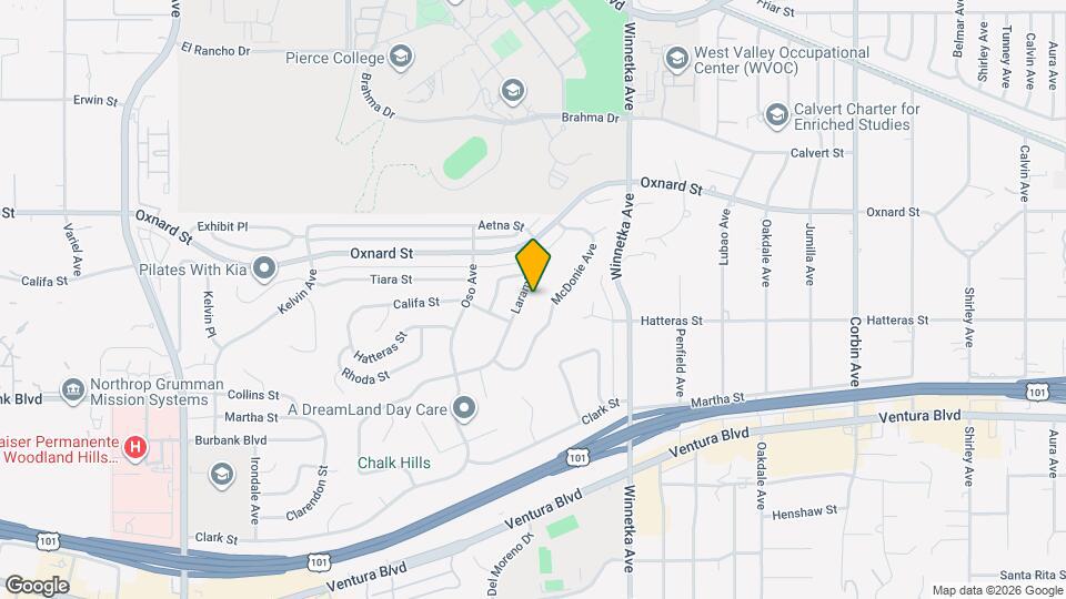 5824 Laramie Ave Mapa y Detalles de la Ubicación