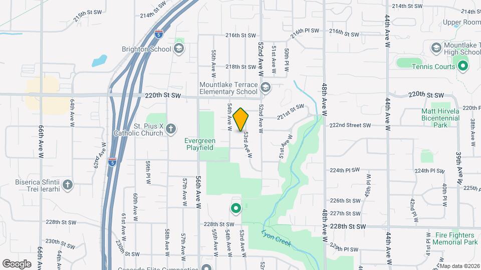 22204 53rd Ave W Map and Location Details