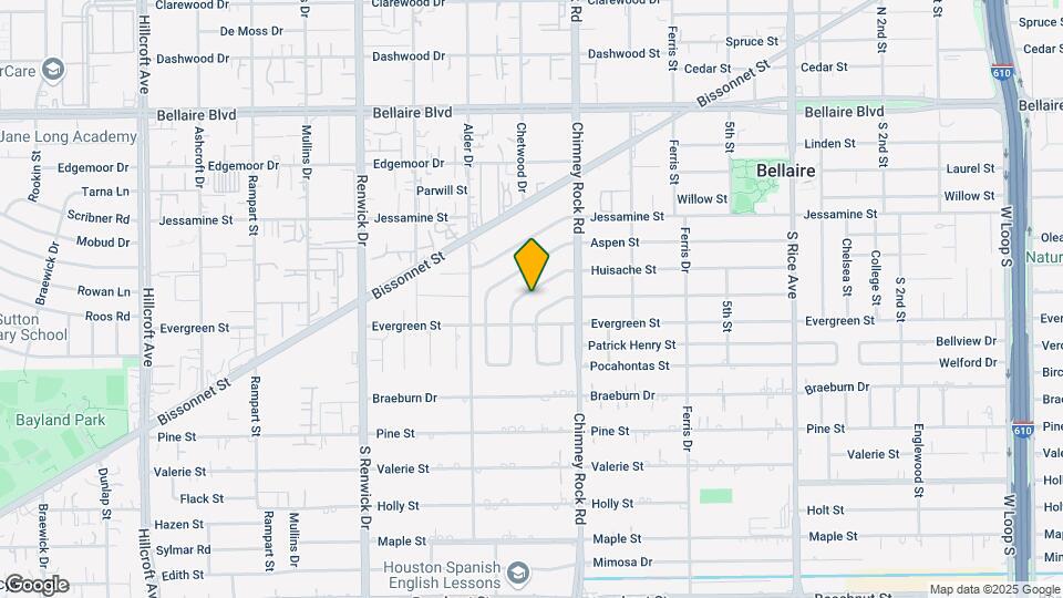 5519 Huisache St Map and Location Details