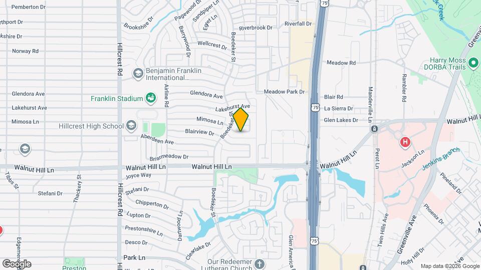 7328 Mimosa Ln Map and Location Details