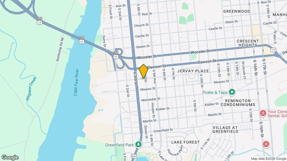 318 Wright St Map and Location Details