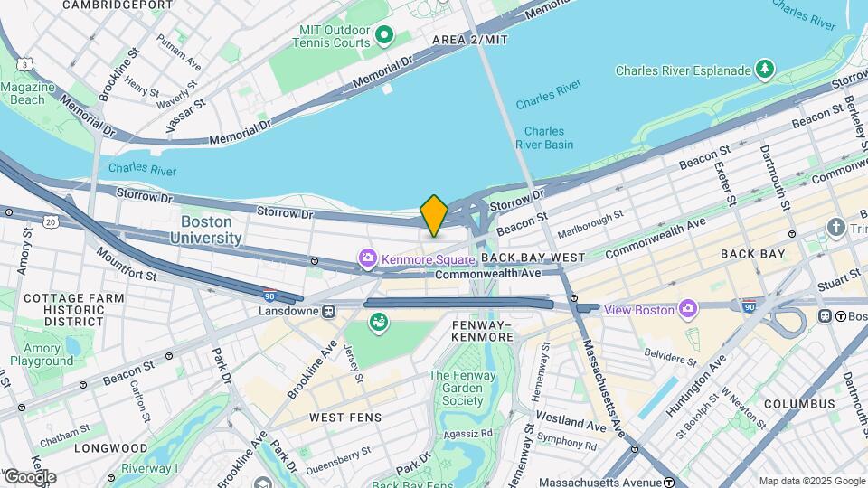 42 Bay State Rd Map and Location Details