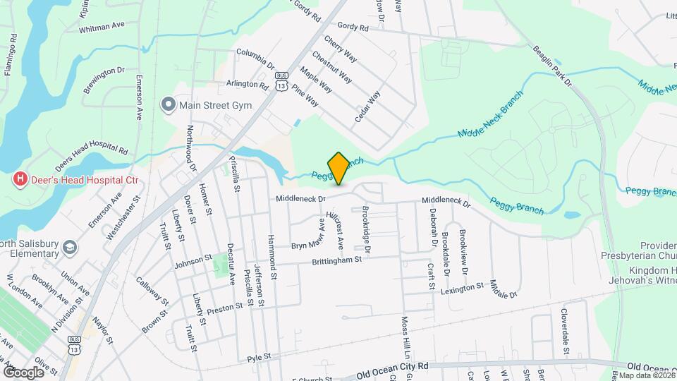 1207 Middleneck Dr Map and Location Details