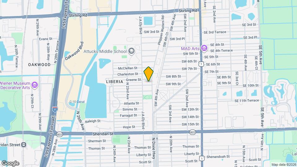 708 SW 9th St Map and Location Details