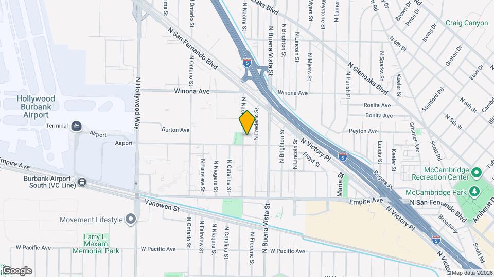 2410 N Naomi St, Unit 101 Mapa y Detalles de la Ubicación