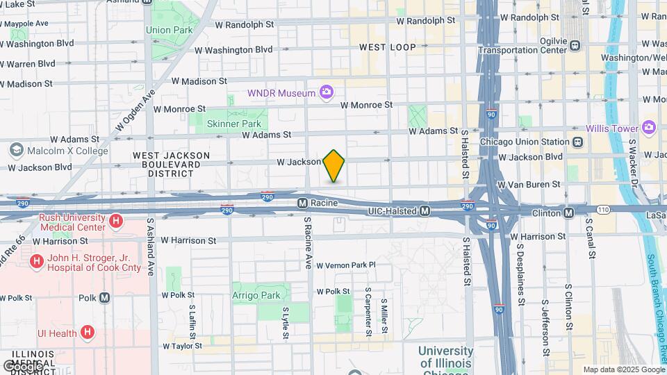 1120 W Van Buren St Map and Location Details