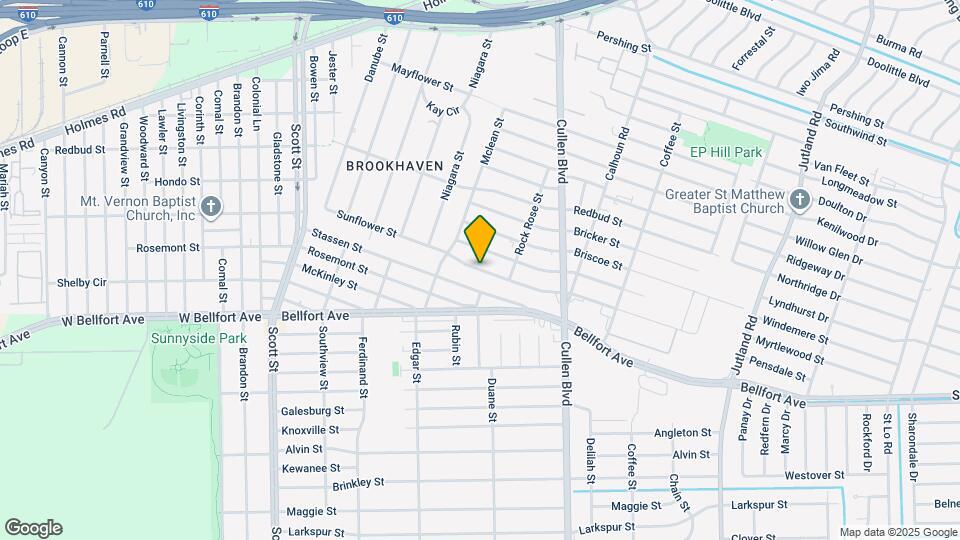 4536 Sunflower St Map and Location Details