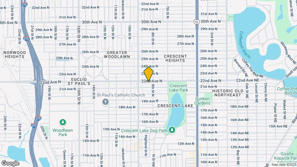 828 22nd Ave N Map and Location Details