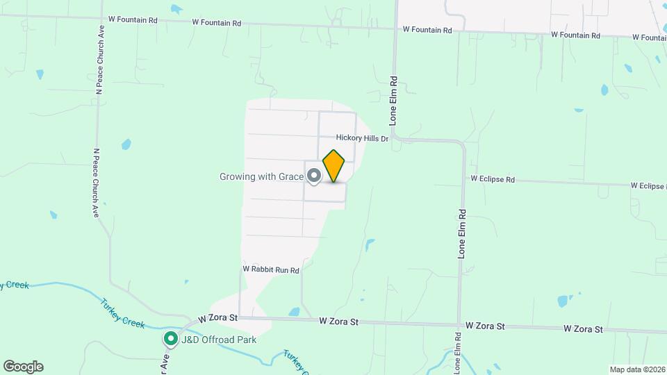 1714 W Redbud Dr Map and Location Details