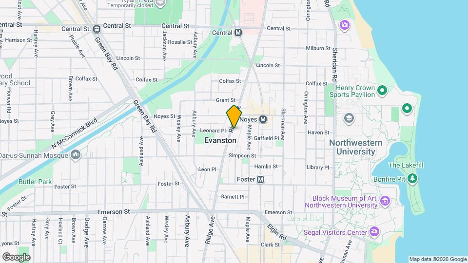 2145 Ridge Ave Map and Location Details