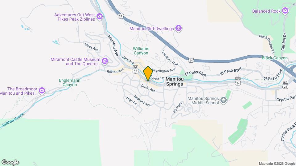 741 Manitou Ave Map and Location Details