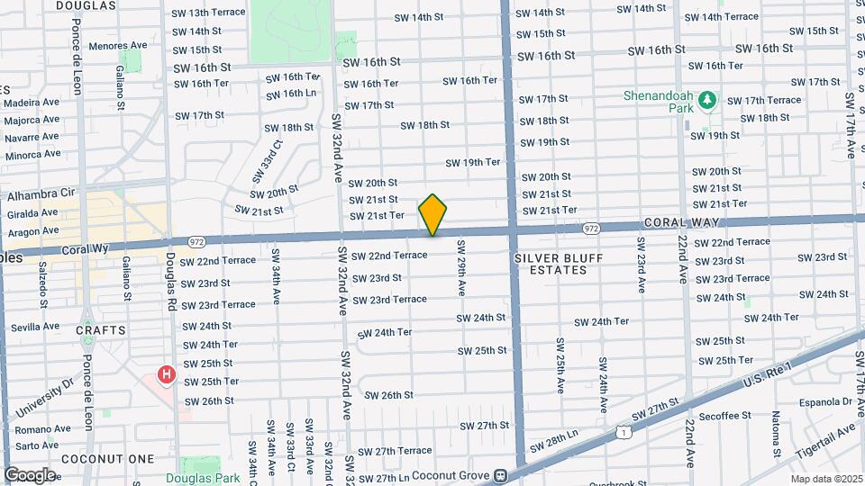 3000 Coral Way, Unit 1501 Map and Location Details