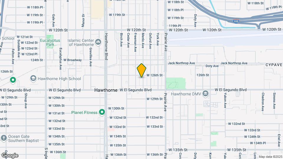 12625 Menlo Ave Mapa y Detalles de la Ubicación