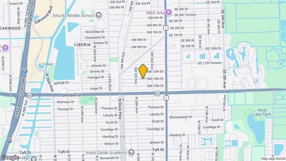 243 SW 14th St Map and Location Details