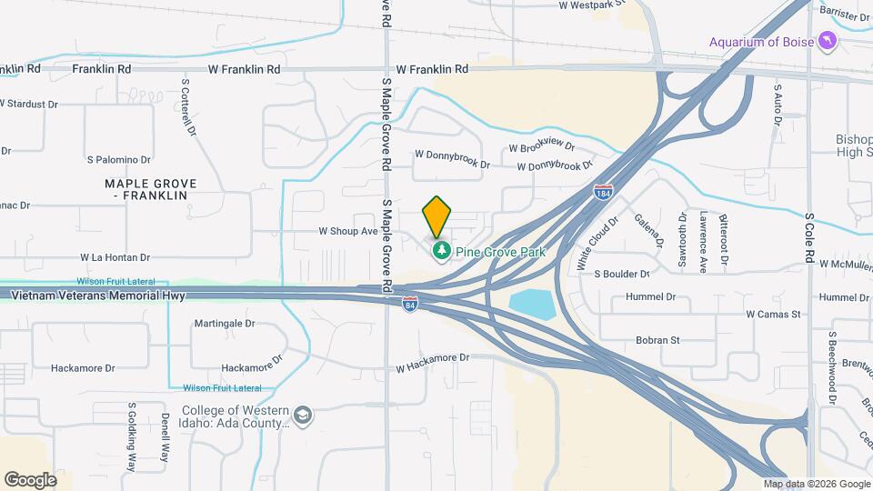 8834 W Pine Valley Ln Map and Location Details