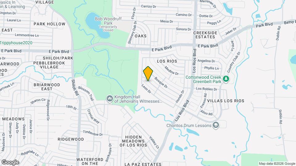 3912 Bandera Dr Map and Location Details