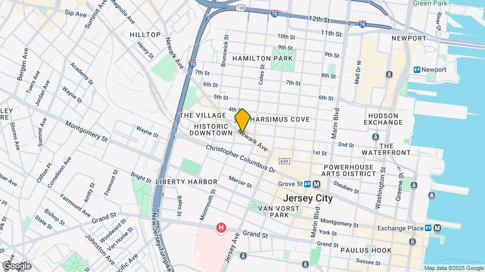 253 Newark Ave Mapa y Detalles de la Ubicación