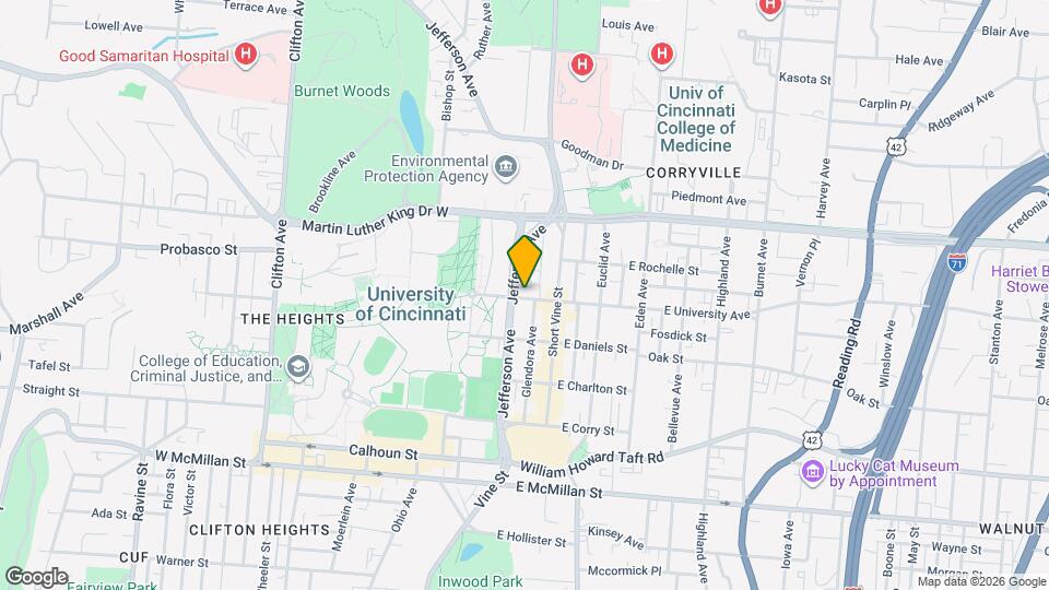 22 W University Ave Mapa y Detalles de la Ubicación