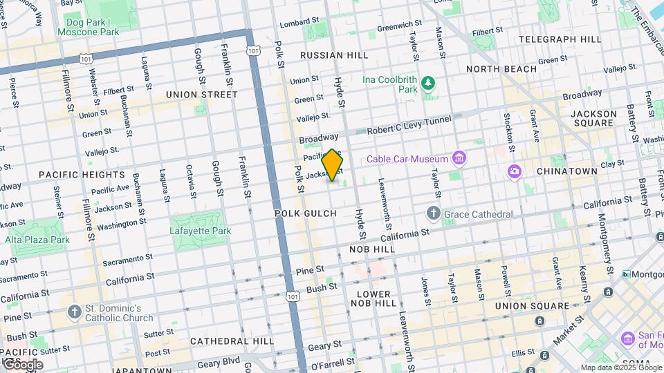 1710 Larkin St Map and Location Details