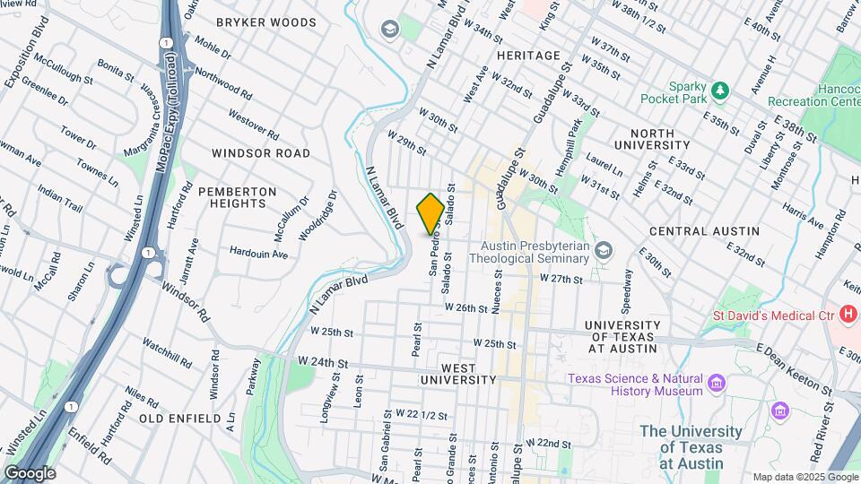 2712 San Pedro St Map and Location Details