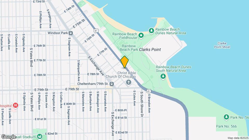 7818-7820 South Shore Drive Map and Location Details