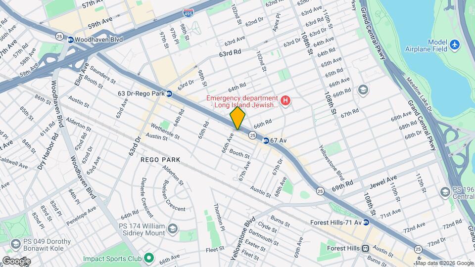 9876 Queens Blvd, Unit 3A Map and Location Details