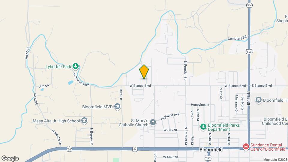 805 Saguaro St Map and Location Details