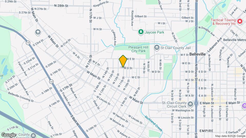 233 N 11th St Map and Location Details