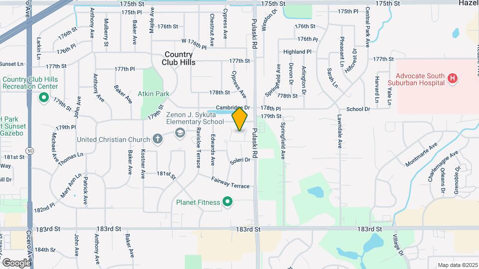 17951 Amherst CT Map and Location Details