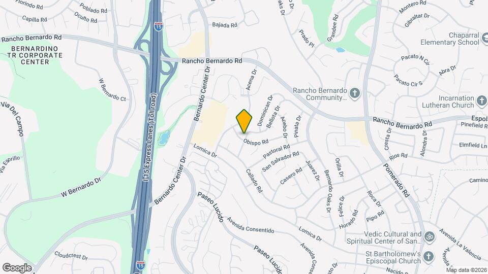 11994 Obispo Rd Map and Location Details