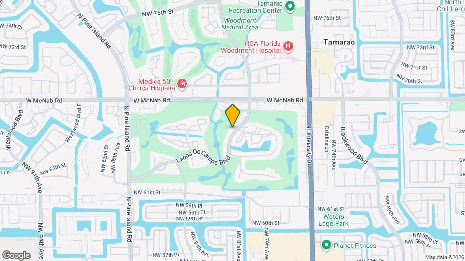 8117 Lagos De Campo Blvd Map and Location Details