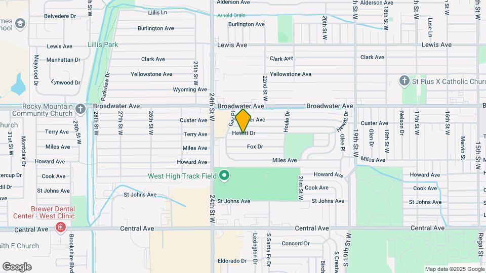 2304 Hewitt Dr Map and Location Details