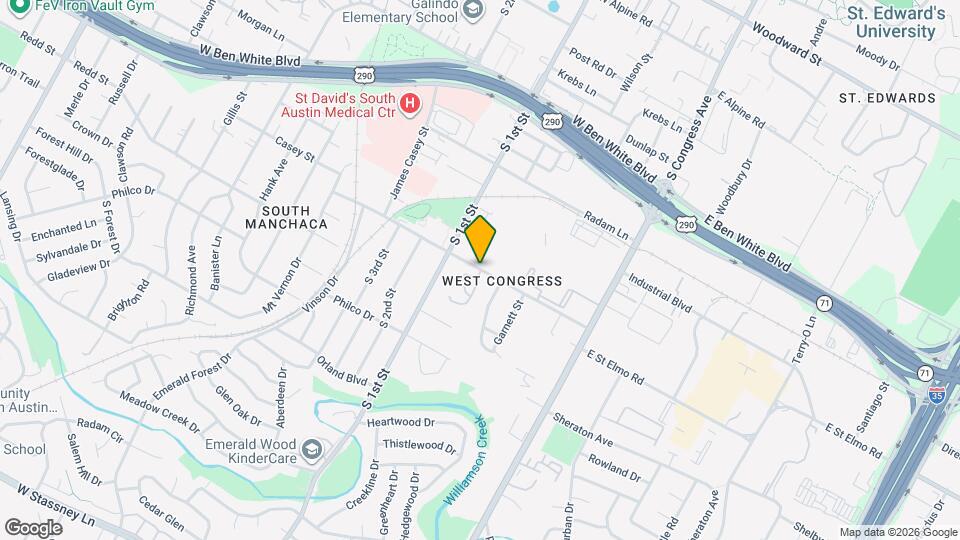 411 W St Elmo Rd Map and Location Details